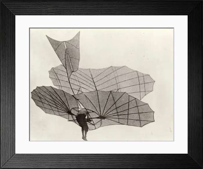 Framed Print : Lilienthal No13 biplane glider Framed Print : Lilienthal No13 biplane glider
