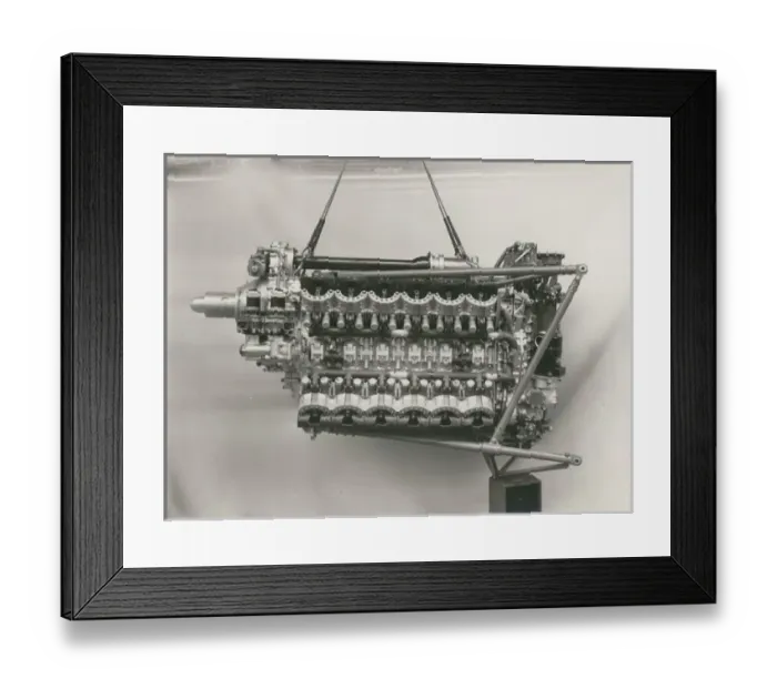 Framed Print : Rolls-Royce Exe 24-cylinder, air-cooled, X-block Framed Print : Rolls-Royce Exe 24-cylinder, air-cooled, X-block