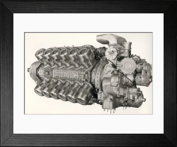 Framed Print : Rolls-Royce Pennine 24-cylinder, air-cooled, X-block Framed Print : Rolls-Royce Pennine 24-cylinder, air-cooled, X-block