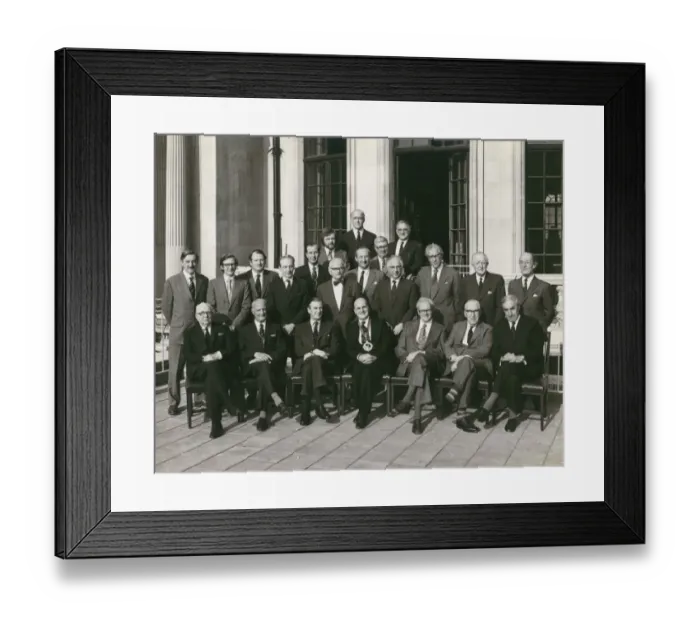 Framed Print : The 1974-1975 Royal Aeronautical Society Council Framed Print : The 1974-1975 Royal Aeronautical Society Council