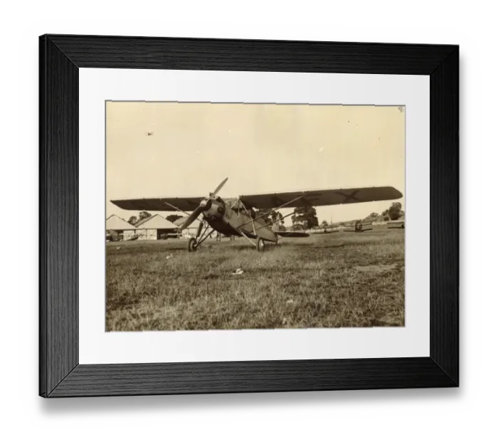 Framed Print : de Havilland DH75 Hawk Moth, G-aFX, later VH-UNW Framed Print : de Havilland DH75 Hawk Moth, G-aFX, later VH-UNW