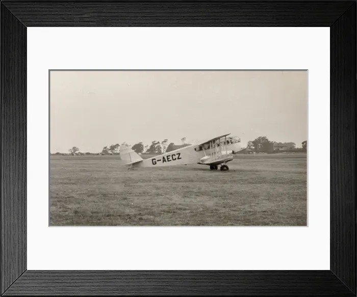 Framed Print : de Havilland DH84 Dragon, G-AECZ Framed Print : de Havilland DH84 Dragon, G-AECZ