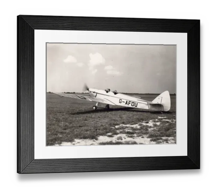 Framed Print : de Havilland DH94 Moth Minor, G-AFOU Framed Print : de Havilland DH94 Moth Minor, G-AFOU