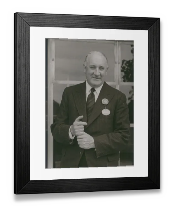 Framed Print : Wallace Charles Devereux, CBE, FRAeS, 1893-1952 Framed Print : Wallace Charles Devereux, CBE, FRAeS, 1893-1952