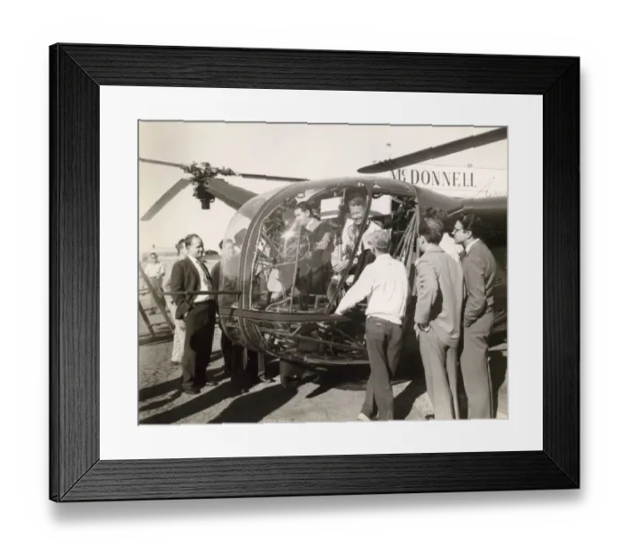 Framed Print : McDonnell XHJH-1 Whirlaway, 24 October 1946 Framed Print : McDonnell XHJH-1 Whirlaway, 24 October 1946