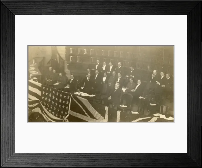 Framed Print : At the sixth Wilbur Wright Lecture in May 1918 Framed Print : At the sixth Wilbur Wright Lecture in May 1918