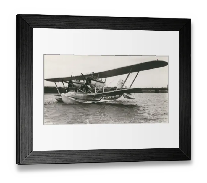 Framed Print : Short S5 Singapore I, G-EBUP, at Rochester Framed Print : Short S5 Singapore I, G-EBUP, at Rochester