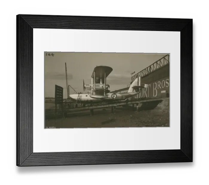Framed Print : The first Short S12 Singapore II, N246 Framed Print : The first Short S12 Singapore II, N246