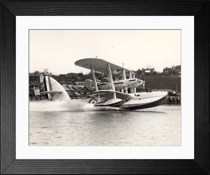 Framed Print : The first Short S12 Singapore II, N246 Framed Print : The first Short S12 Singapore II, N246