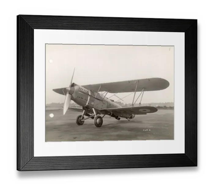 Framed Print : Hawker Hart, K2434, powered by a Napier Dagger engine