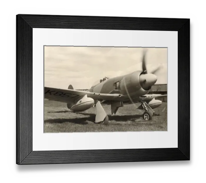Framed Print : Hawker Fury at Langley, 11 May 1949 Framed Print : Hawker Fury at Langley, 11 May 1949