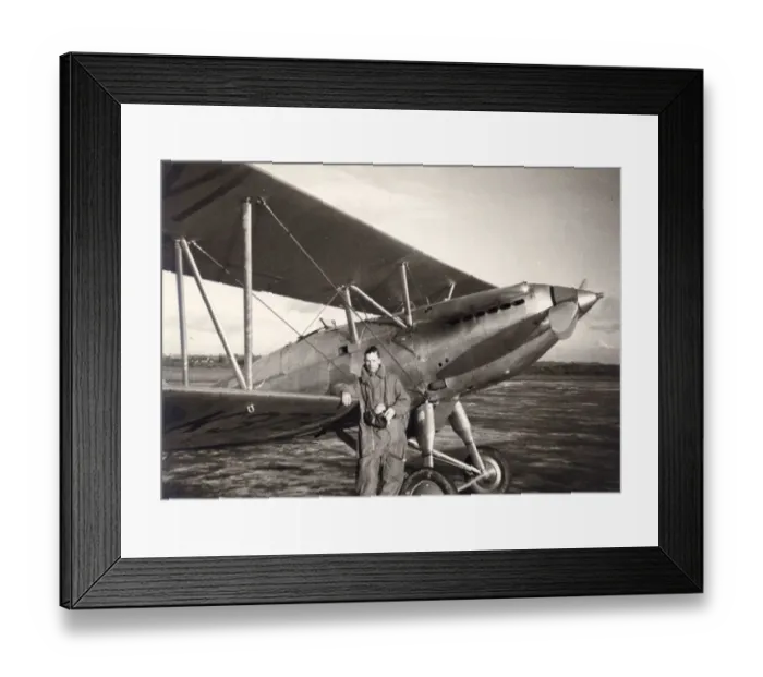 Framed Print : Hawker Fury I, K373?, and Johnny Kent Framed Print : Hawker Fury I, K373?, and Johnny Kent