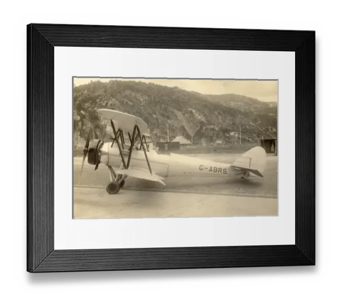 Framed Print : The prototype Avro 631 Cadet, G-ABRS, at Kai Tak