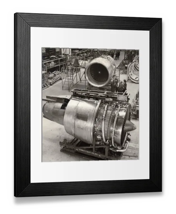 Framed Print : The first production Rolls-Royce RB211 turbofans at Derby Framed Print : The first production Rolls-Royce RB211 turbofans at Derby