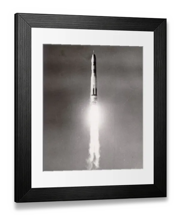 Framed Print : Martin SM-68 Titan ICBM shortly after launch Framed Print : Martin SM-68 Titan ICBM shortly after launch
