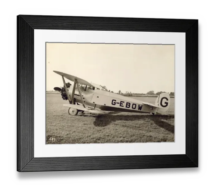 Framed Print : Bristol Type 101, G-EBOW, at Copenhagen in August 1927 Framed Print : Bristol Type 101, G-EBOW, at Copenhagen in August 1927