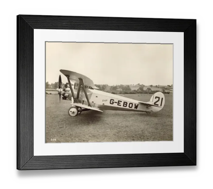 Framed Print : Bristol Type 101, G-EBOW, as flown in the 1928