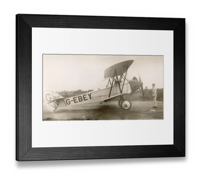 Framed Print : The second Bristol Type 73 Taxiplane, G-EBEY Framed Print : The second Bristol Type 73 Taxiplane, G-EBEY