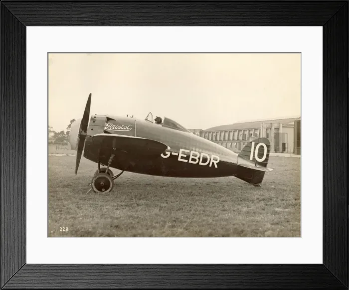 Framed Print : Bristol Racer, G-EBDR Framed Print : Bristol Racer, G-EBDR