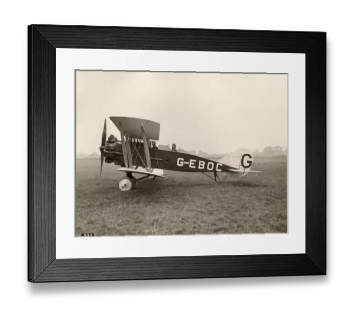 Framed Print : Bristol Advanced Trainer, G-EBOC Framed Print : Bristol Advanced Trainer, G-EBOC