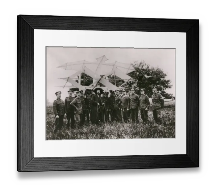 Framed Print : Samuel Cody at Aldershot with his first Kite Framed Print : Samuel Cody at Aldershot with his first Kite