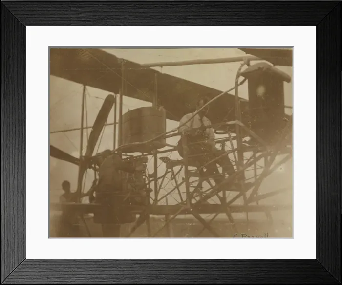 Framed Print : Cody in his Cody Waterplane Framed Print : Cody in his Cody Waterplane