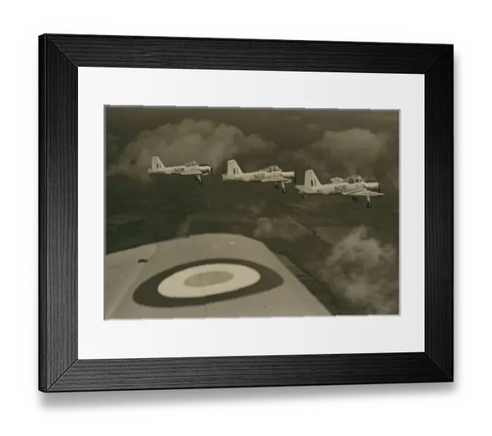 Framed Print : Three RAF Hunting P56 Provost T1s Framed Print : Three RAF Hunting P56 Provost T1s