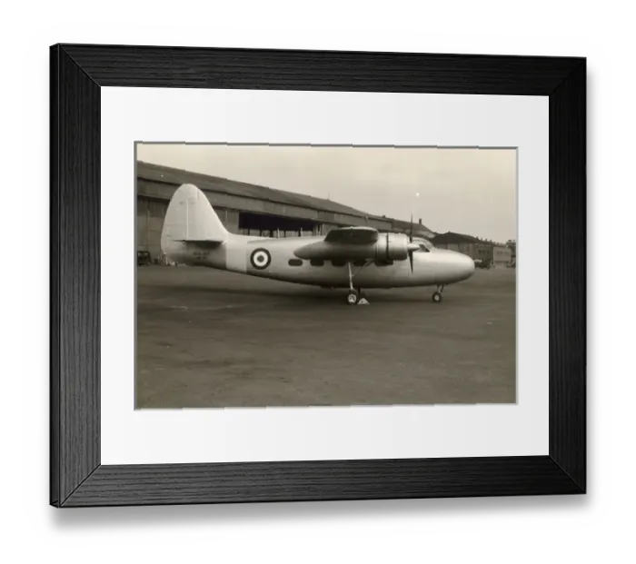 Framed Print : Percival P66 Sea Prince T1, WF120, of the Royal Navy