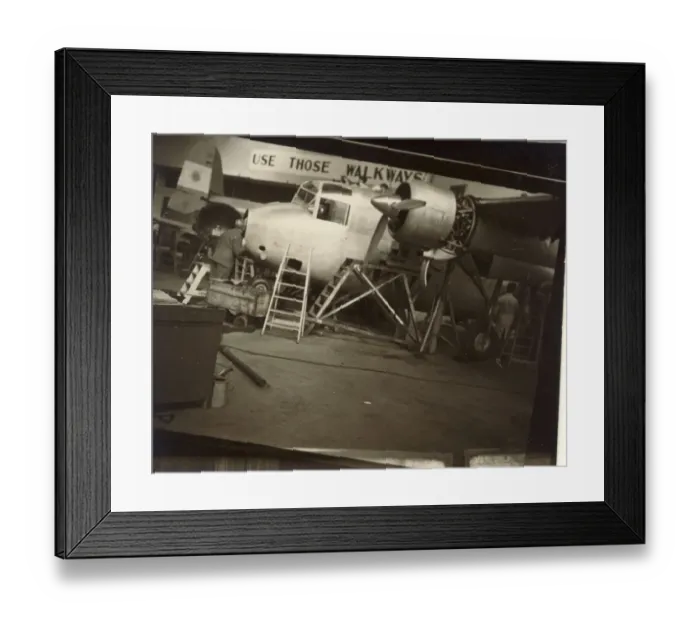 Framed Print : Percival P50 Prince 1 under construction Framed Print : Percival P50 Prince 1 under construction