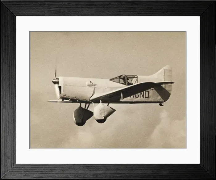Framed Print : The first Percival E1 Mew Gull, G-ACND Framed Print : The first Percival E1 Mew Gull, G-ACND