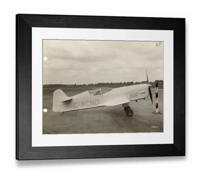 Framed Print : The first Percival E2 Mew Gull, G-ACND Framed Print : The first Percival E2 Mew Gull, G-ACND