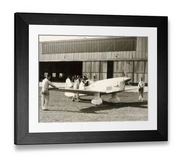 Framed Print : Percival E2 Mew Gull, ZS-AHM (later G-AEXF) Framed Print : Percival E2 Mew Gull, ZS-AHM (later G-AEXF)