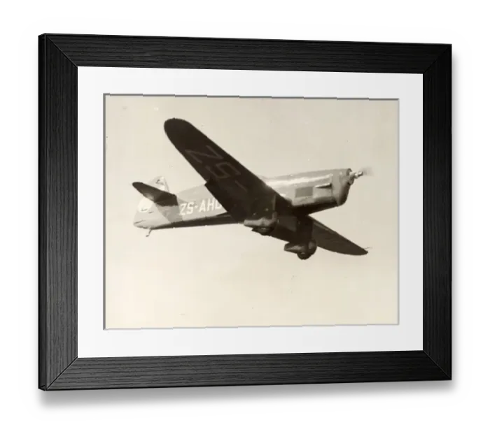 Framed Print : Percival E2 Mew Gull, ZS-AHO / G-AEMO Framed Print : Percival E2 Mew Gull, ZS-AHO / G-AEMO