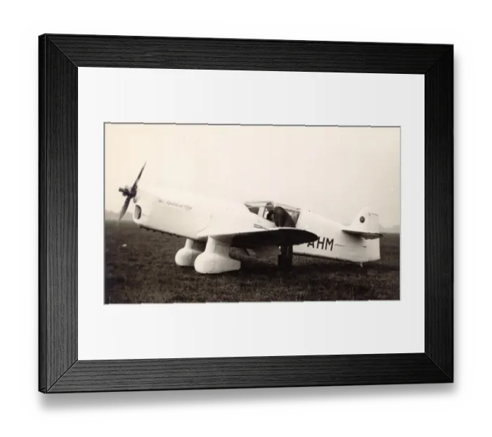 Framed Print : Percival E2 Mew Gull, ZS-AHM (later G-AEXF)