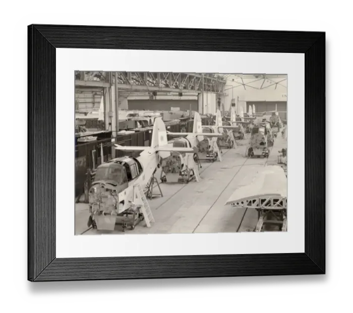 Framed Print : Argentine Percival Prentices on the production line Framed Print : Argentine Percival Prentices on the production line