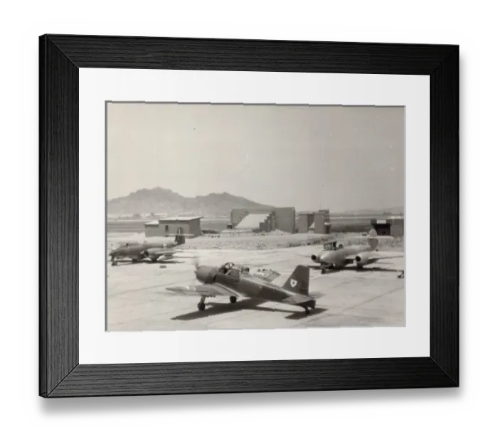 Framed Print : Armed ex-RAF Hunting P56 Provost Mk52