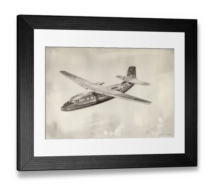 Framed Print : The Percival P87 was designed as a Douglas DC-3 Framed Print : The Percival P87 was designed as a Douglas DC-3