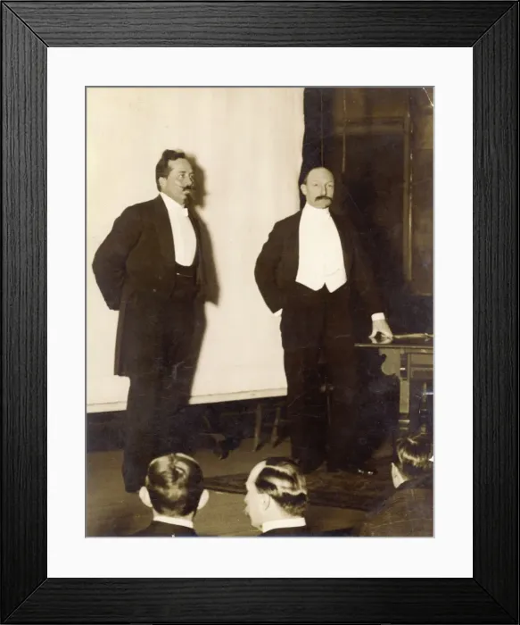 Framed Print : Samuel F Cody, left, and B Fs Baden-Powell Framed Print : Samuel F Cody, left, and B Fs Baden-Powell