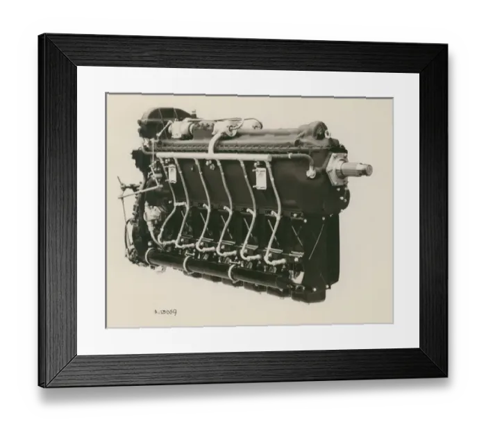 Framed Print : de Havilland Gipsy Queen six-cylinder, air-cooled inverted Framed Print : de Havilland Gipsy Queen six-cylinder, air-cooled inverted