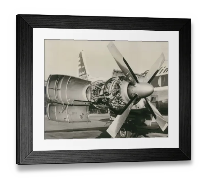 Framed Print : Rolls-Royce RB53 Dart turboprop installation Framed Print : Rolls-Royce RB53 Dart turboprop installation