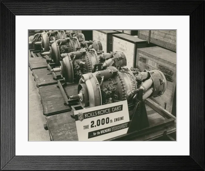 Framed Print : The 2, 000th Rolls-Royce RB53 Dart turboprop Framed Print : The 2, 000th Rolls-Royce RB53 Dart turboprop