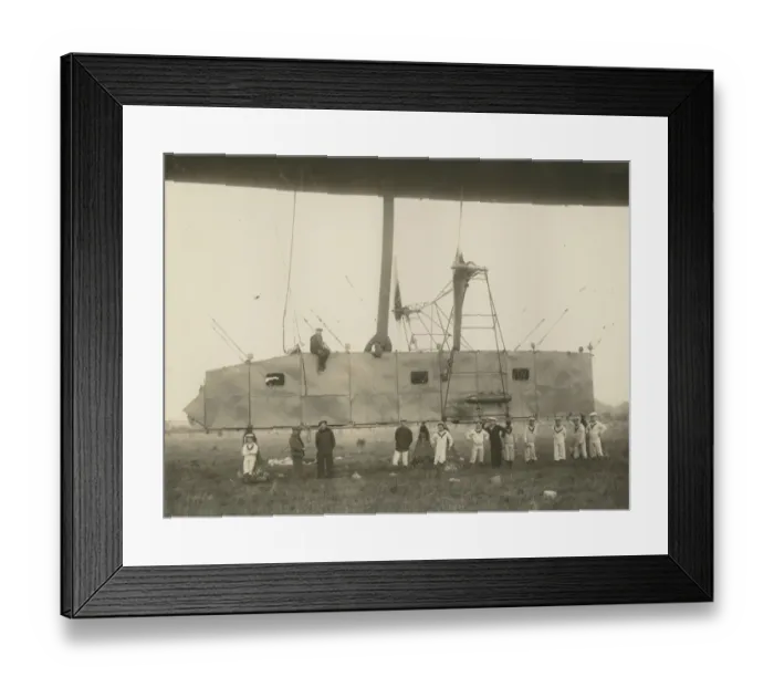 Framed Print : The gondola of Naval Airship No3, Astra Torres