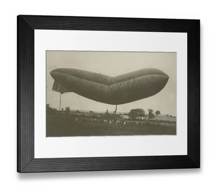 Framed Print : Naval Airship No3, Astra Torres, after a forced landing Framed Print : Naval Airship No3, Astra Torres, after a forced landing
