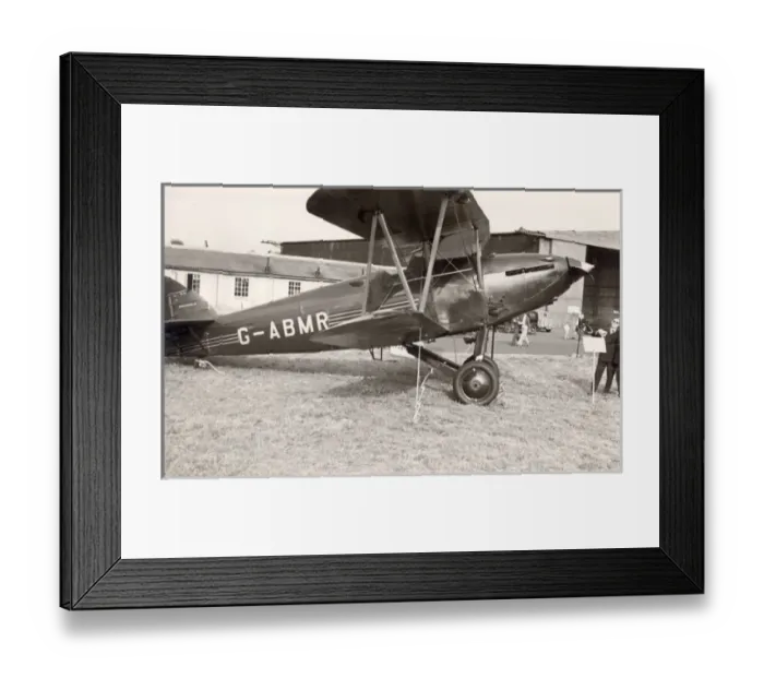 Framed Print : Hawker Hart II, G-ABMR, in post-war racing colours Framed Print : Hawker Hart II, G-ABMR, in post-war racing colours