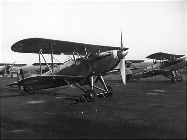 Two Hawker Fury Is, K1929 and K3735