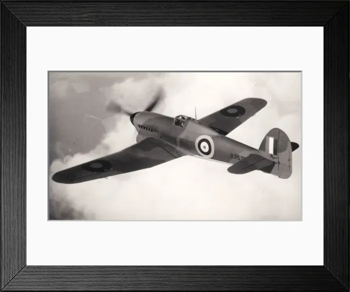 Framed Print : Hawker Typhoon IA, R7579 Framed Print : Hawker Typhoon IA, R7579