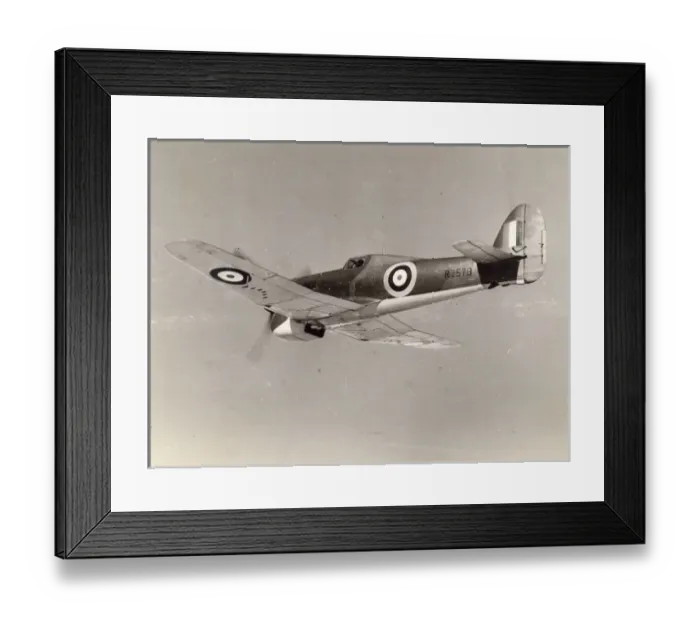 Framed Print : Hawker Typhoon IA, R7579 Framed Print : Hawker Typhoon IA, R7579