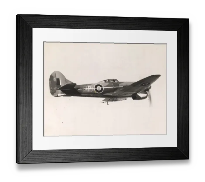 Framed Print : Hawker Tempest V, HM595, with interim dorsal fin Framed Print : Hawker Tempest V, HM595, with interim dorsal fin