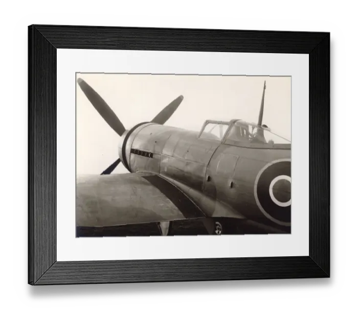 Framed Print : Hawker Typhoon IB, R8694, fitted with an annular radiator Framed Print : Hawker Typhoon IB, R8694, fitted with an annular radiator
