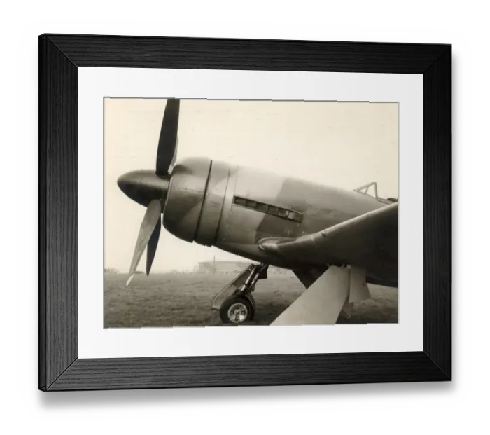 Framed Print : Hawker Tempest V, NV768, fitted with an annular radiator Framed Print : Hawker Tempest V, NV768, fitted with an annular radiator